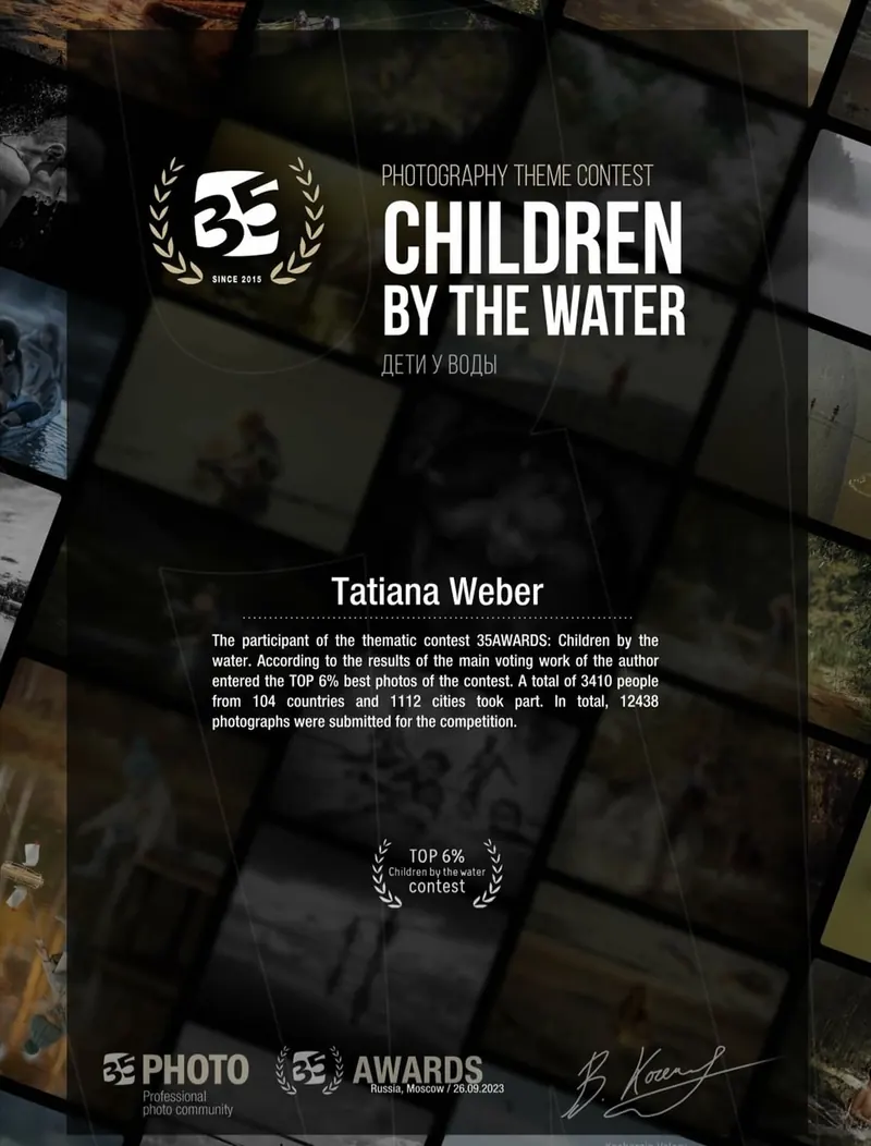 Auszeichnungen der Fotos von Tatiana Weber