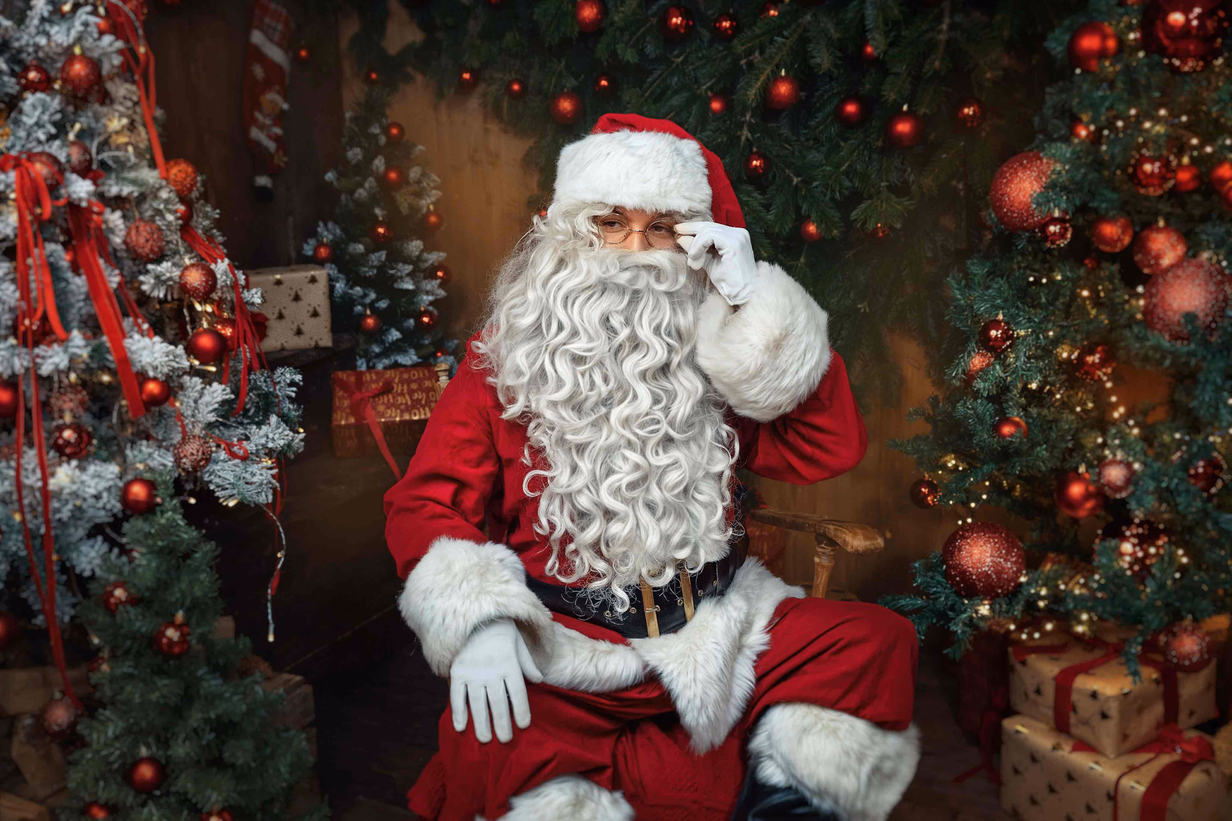 Weihnachtsfotoshooting